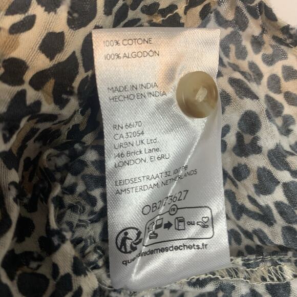 Pilcro Anthropologie‎ Shirt Womens XXS The Sidney Batwing blouse Cinched Waist - Picture 8 of 10